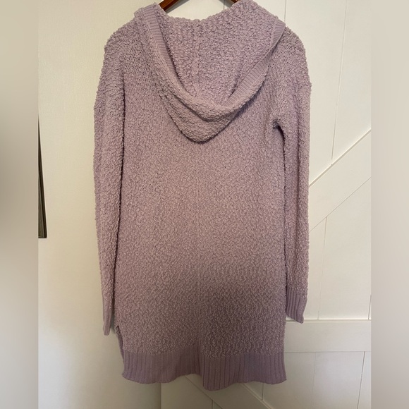 Ripzone Lilac Popcorn Cardigan with Hood Size XS - Picture 3 of 5